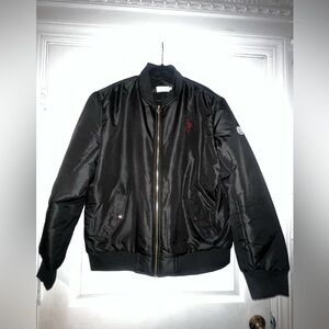 Moncler men’s large bomber jackets blk